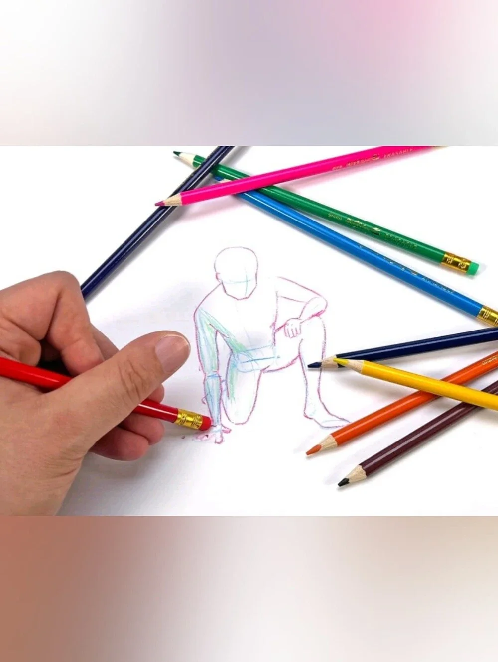 3 Cra-Z-Art Erasable Colored Pencils